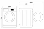Indesit 9kg Heat Pump Tumble Dryer | IDHE90WIRE Indesit 9kg Heat Pump Tumble Dryer | IDHE90WIRE