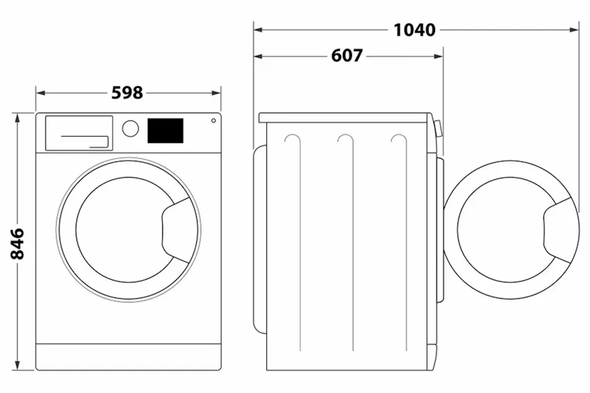 Indesit 9kg Heat Pump Tumble Dryer | IDHE90WIRE Indesit 9kg Heat Pump Tumble Dryer | IDHE90WIRE