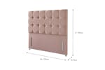 Briody | Saffron Headboard | Small Double | 4ft | Colour Options Briody | Saffron Headboard | Small Double | 4ft | Colour Options