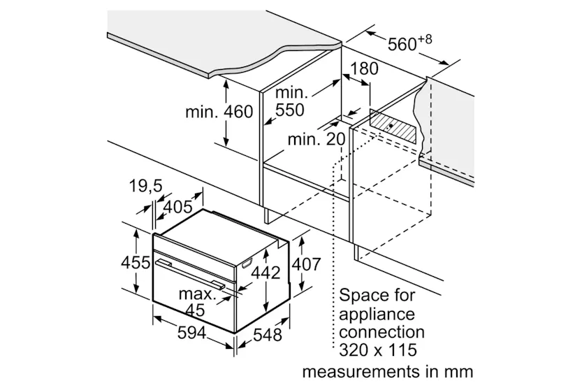Siemens IQ700 Built-in Compact Oven with Microwave | CM778GNB1B Siemens IQ700 Built-in Compact Oven with Microwave | CM778GNB1B