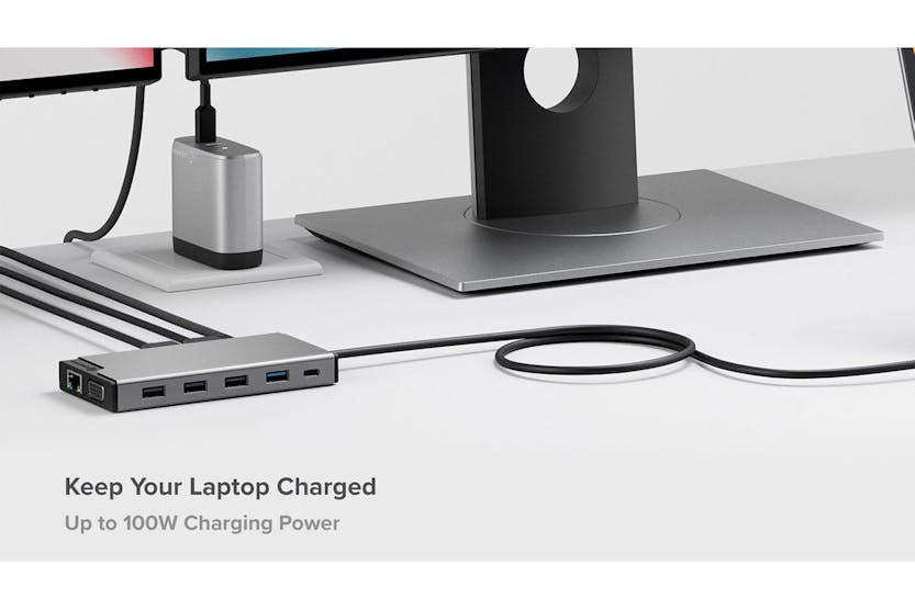 Alogic DV3 12-in-1 USB-C Dual Display Mini Dock Alogic DV3 12-in-1 USB-C Dual Display Mini Dock