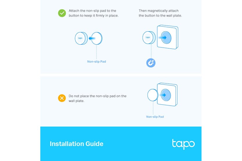 TP-Link Tapo Smart Remote Dimmer Switch | White TP-Link Tapo Smart Remote Dimmer Switch | White