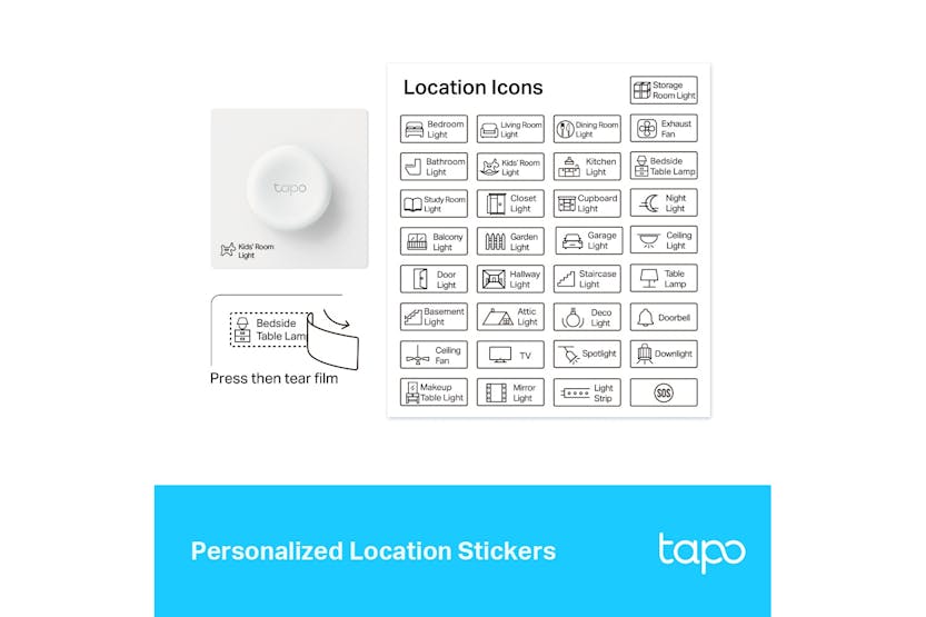 TP-Link Tapo Smart Remote Dimmer Switch | White TP-Link Tapo Smart Remote Dimmer Switch | White