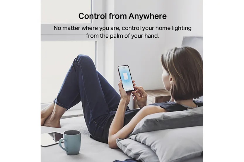 TP-Link Tapo 2-Gang 1-Way Smart Switch | White TP-Link Tapo 2-Gang 1-Way Smart Switch | White