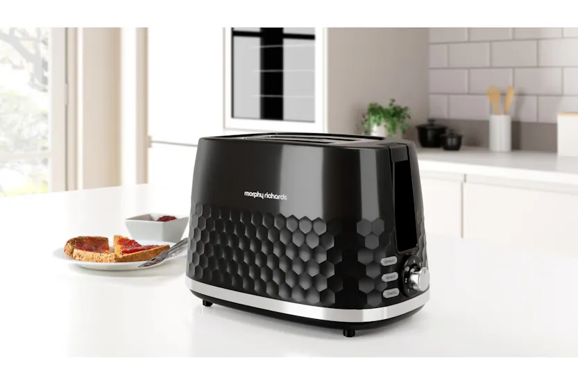 Morphy Richards Hive 2-Slice Toaster| Black | 220031 Morphy Richards Hive 2-Slice Toaster| Black | 220031