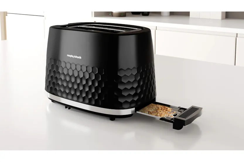 Morphy Richards Hive 2-Slice Toaster| Black | 220031 Morphy Richards Hive 2-Slice Toaster| Black | 220031