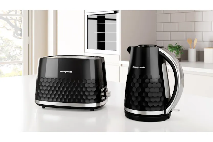Morphy Richards Hive 2-Slice Toaster| Black | 220031 Morphy Richards Hive 2-Slice Toaster| Black | 220031