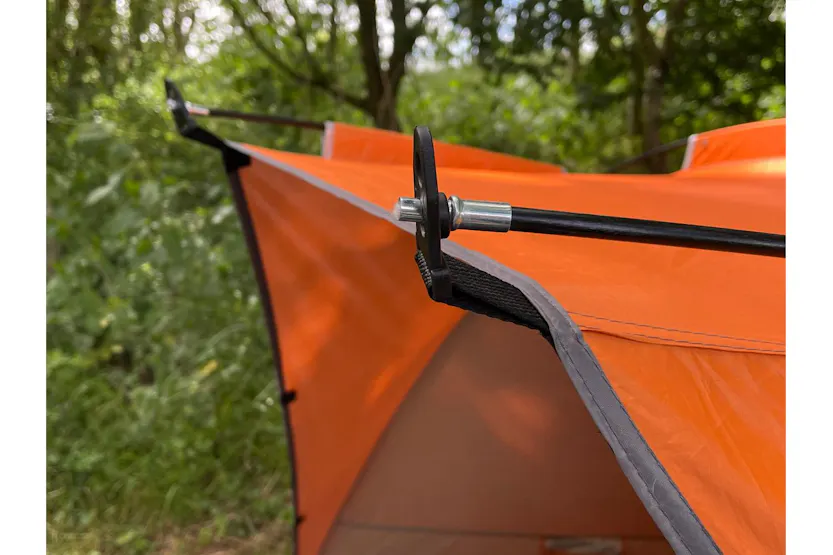Beach Tent Orange | Lightweight Shelter | 180t Pe Groundsheet | Open Size 120x260x120cm Beach Tent Orange | Lightweight Shelter | 180t Pe Groundsheet | Open Size 120x260x120cm