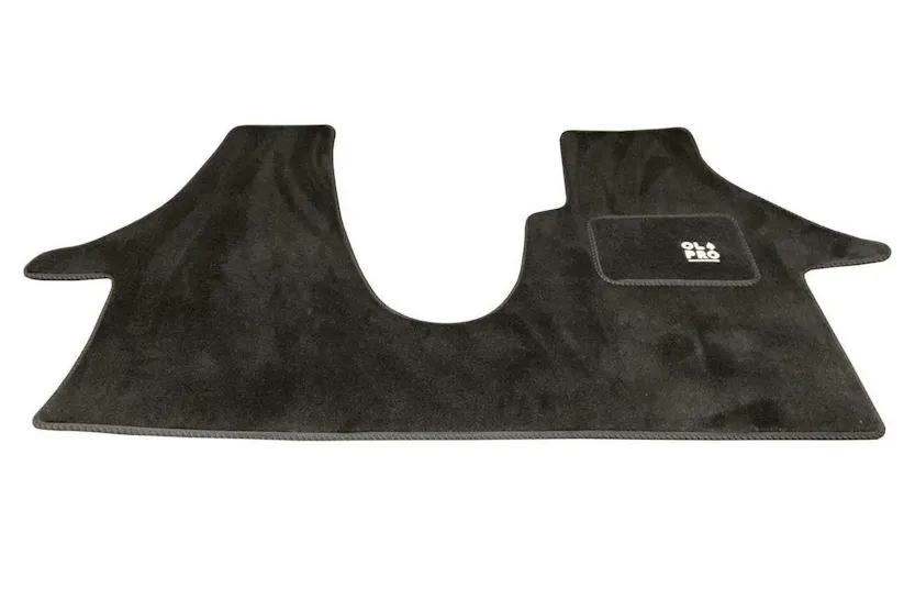 Volkswagen T5 2003 - 2015 Front Mat | Camper Mat | Tough Weave / Tufted| Black Volkswagen T5 2003 - 2015 Front Mat | Camper Mat | Tough Weave / Tufted| Black