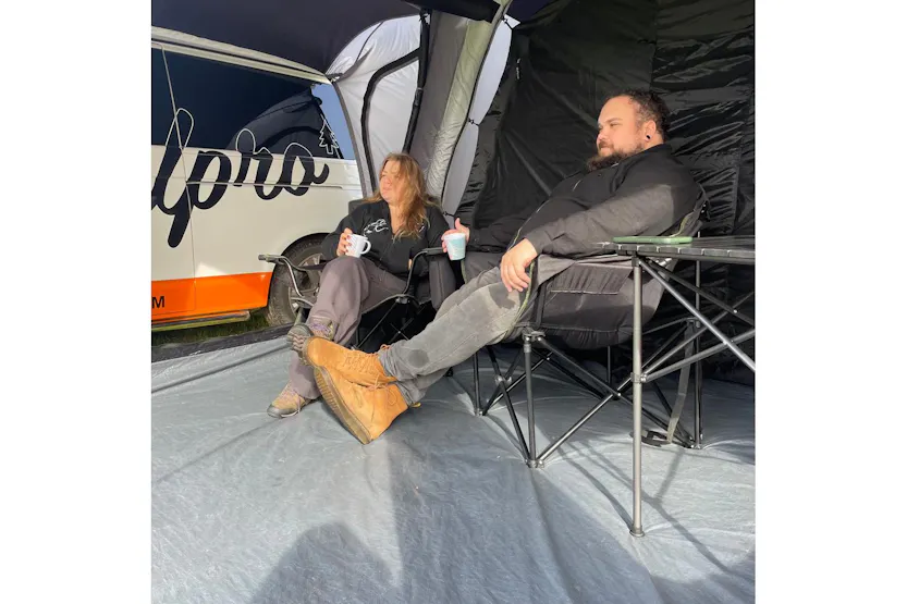 Olympus Xl Camping Chair | Steel Frame | Black & Green Olympus Xl Camping Chair | Steel Frame | Black & Green