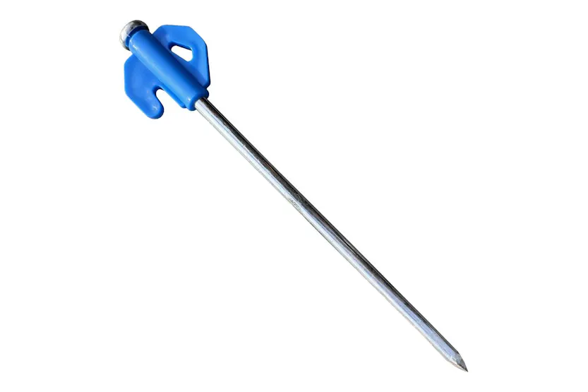 Case Of 20 Hard Ground Pegs And Peg Puller | Camping Accessories | Steel And Plastic | Gap Size 20.3 Cm Case Of 20 Hard Ground Pegs And Peg Puller | Camping Accessories | Steel And Plastic | Gap Size 20.3 Cm