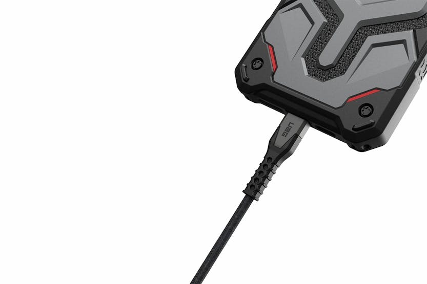 UAG Kevlar Core USB-C to USB-C Power Cable | Black/Grey UAG Kevlar Core USB-C to USB-C Power Cable | Black/Grey
