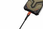 UAG Kevlar Core USB-C to USB-C Power Cable | Black/Orange UAG Kevlar Core USB-C to USB-C Power Cable | Black/Orange