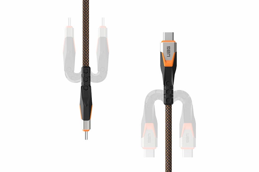 UAG SRGE USB-C Power Cable | Black/Orange UAG SRGE USB-C Power Cable | Black/Orange