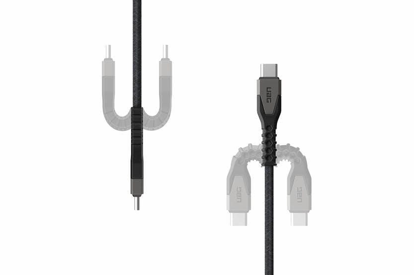 UAG Kevlar Core USB-C to USB-C Power Cable | Black/Grey UAG Kevlar Core USB-C to USB-C Power Cable | Black/Grey
