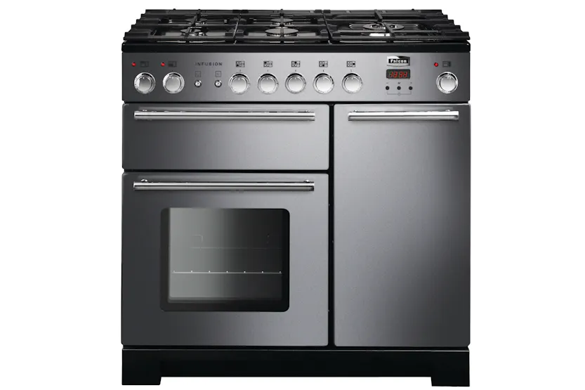 Rangemaster Infusion 90cm Dual Fuel Range Cooker | INF90DFFSS | Stainless Steel Rangemaster Infusion 90cm Dual Fuel Range Cooker | INF90DFFSS | Stainless Steel
