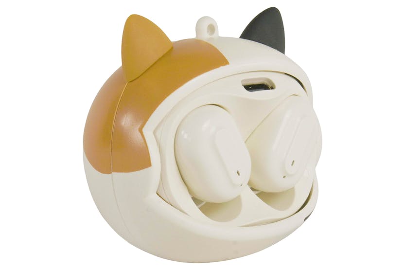 Squishmallows Cam Face Spinning TWS In-Ear Earphones | White Squishmallows Cam Face Spinning TWS In-Ear Earphones | White
