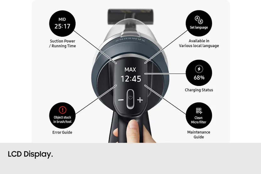Samsung Jet 85™ Complete Cordless Stick Suction Power Vacuum Cleaner | VS20C8524TB/EU Samsung Jet 85™ Complete Cordless Stick Suction Power Vacuum Cleaner | VS20C8524TB/EU