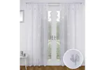 White Birch Metallic Tree Print Pair Of Linen Look Voile Panels 140x183cm White Birch Metallic Tree Print Pair Of Linen Look Voile Panels 140x183cm