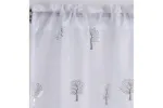 White Birch Metallic Tree Print Pair Of Linen Look Voile Panels 140x229cm White Birch Metallic Tree Print Pair Of Linen Look Voile Panels 140x229cm