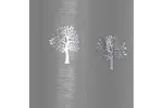 Grey Birch Metallic Tree Print Pair Of Linen Look Voile Panels 140x229cm Grey Birch Metallic Tree Print Pair Of Linen Look Voile Panels 140x229cm