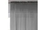 Grey Sheer Pair Of Plain Woven Voile Slot Top Curtain Panels 145x137cm Grey Sheer Pair Of Plain Woven Voile Slot Top Curtain Panels 145x137cm