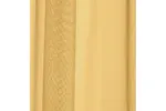 Gold Sheer Pair Of Plain Woven Voile Slot Top Curtain Panels 145x183cm Gold Sheer Pair Of Plain Woven Voile Slot Top Curtain Panels 145x183cm