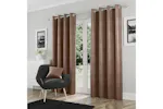 Bronze Eyelet Goodwood Pair Of Room Darkening Thermal Curtains 229x183cm Bronze Eyelet Goodwood Pair Of Room Darkening Thermal Curtains 229x183cm