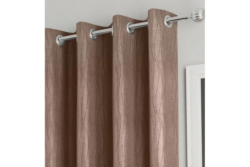 Bronze Eyelet Goodwood Pair Of Room Darkening Thermal Curtains 229x183cm Bronze Eyelet Goodwood Pair Of Room Darkening Thermal Curtains 229x183cm