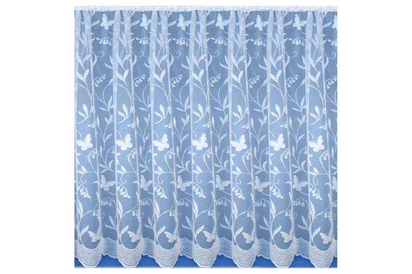 Hawaii Lace Floral Net Cut Panel With Butterflies 200x137cm Hawaii Lace Floral Net Cut Panel With Butterflies 200x137cm