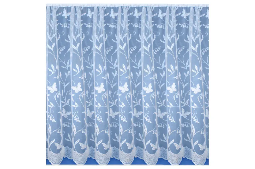 Hawaii Lace Floral Net Cut Panel With Butterflies 500x183cm Hawaii Lace Floral Net Cut Panel With Butterflies 500x183cm