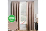 Latte Natural Tape-top Pair Of Thermal Noise Reducing Room Darkening Curtains 117x229cm Latte Natural Tape-top Pair Of Thermal Noise Reducing Room Darkening Curtains 117x229cm