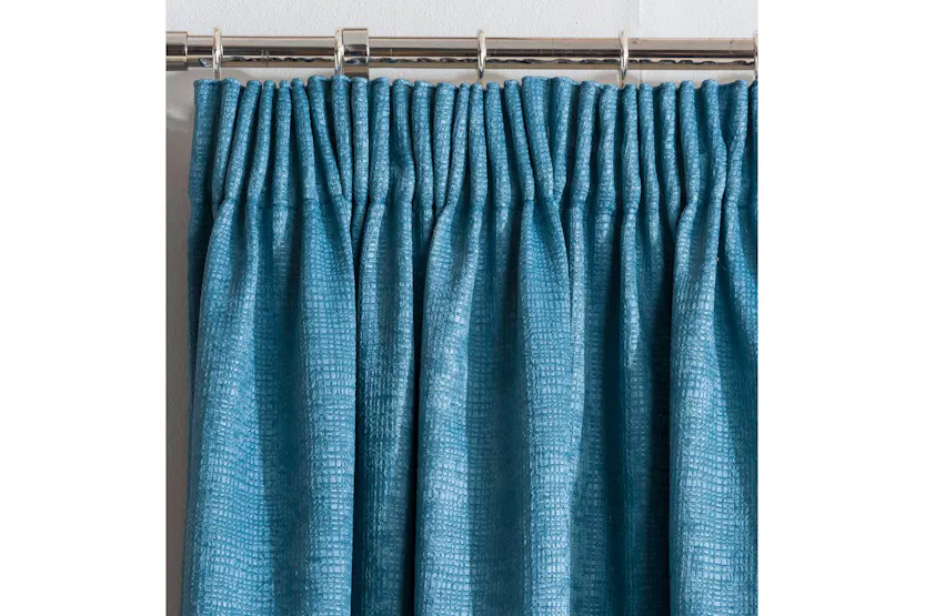 Teal Tape-top Pair Of Thermal Noise Reducing Room Darkening Curtains 117x229cm Teal Tape-top Pair Of Thermal Noise Reducing Room Darkening Curtains 117x229cm