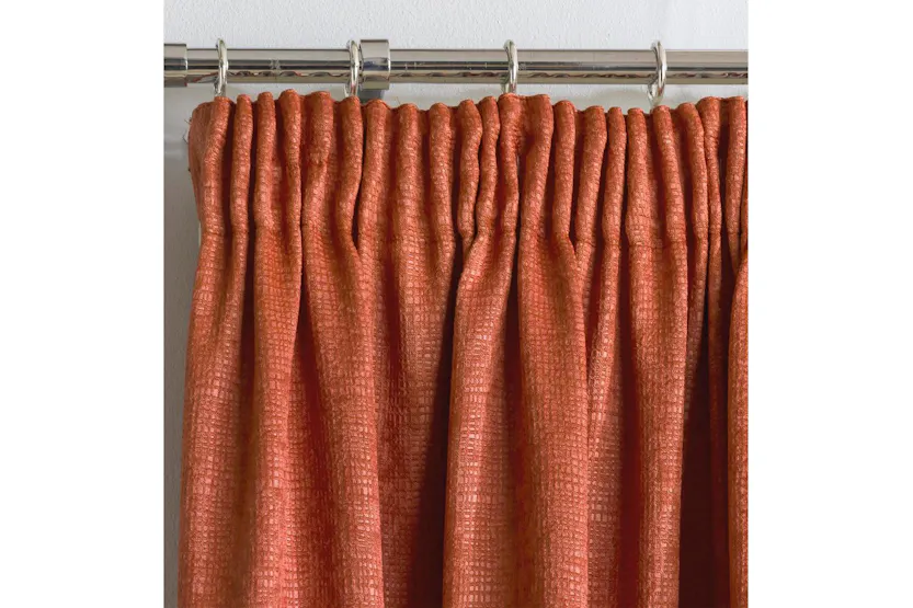 Orange Tape-top Pair Of Thermal Noise Reducing Room Darkening Curtains 117x183cm Orange Tape-top Pair Of Thermal Noise Reducing Room Darkening Curtains 117x183cm