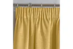 Ochre Tape-top Pair Of Thermal Noise Reducing Room Darkening Curtains 229x229cm Ochre Tape-top Pair Of Thermal Noise Reducing Room Darkening Curtains 229x229cm