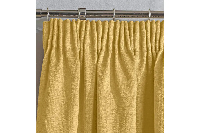 Ochre Tape-top Pair Of Thermal Noise Reducing Room Darkening Curtains 229x229cm Ochre Tape-top Pair Of Thermal Noise Reducing Room Darkening Curtains 229x229cm