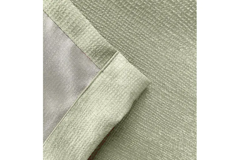Green Tape-top Pair Of Thermal Noise Reducing Room Darkening Curtains 117x229cm Green Tape-top Pair Of Thermal Noise Reducing Room Darkening Curtains 117x229cm