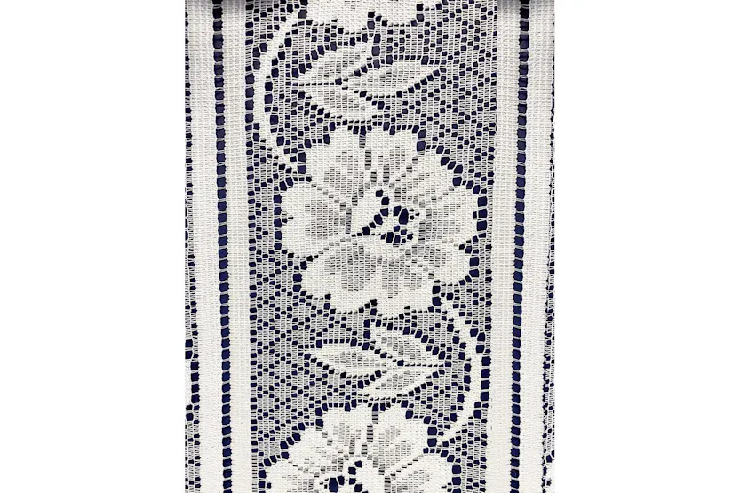 White Floral Textured Voile Louvre Vertical Pleated Window Blind Panel 193x122cm White Floral Textured Voile Louvre Vertical Pleated Window Blind Panel 193x122cm