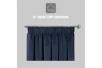 Grey Tape-top Velvet Single Door Curtain Blackout Supersoft Thermal 168x214cm Grey Tape-top Velvet Single Door Curtain Blackout Supersoft Thermal 168x214cm