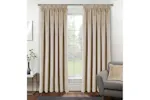 Cream Tape-top Velvet Pair Of Blackout Supersoft Thermal Curtains 168x137cm Cream Tape-top Velvet Pair Of Blackout Supersoft Thermal Curtains 168x137cm