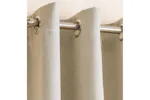 Cream Eyelet Vogue Pair Of Thermal Noise Reducing Room Darkening Curtains 168x137cm Cream Eyelet Vogue Pair Of Thermal Noise Reducing Room Darkening Curtains 168x137cm