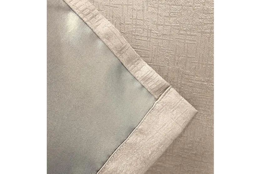 Cream Eyelet Vogue Pair Of Thermal Noise Reducing Room Darkening Curtains 168x137cm Cream Eyelet Vogue Pair Of Thermal Noise Reducing Room Darkening Curtains 168x137cm