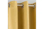 Ochre Eyelet Vogue Pair Of Thermal Noise Reducing Room Darkening Curtains 229x137cm Ochre Eyelet Vogue Pair Of Thermal Noise Reducing Room Darkening Curtains 229x137cm
