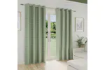 Green Eyelet Aspen Pair Of Leaf Patterned Thermal Noise Reducing Room Darkening Curtains 168x137cm Green Eyelet Aspen Pair Of Leaf Patterned Thermal Noise Reducing Room Darkening Curtains 168x137cm