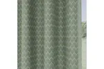 Green Eyelet Aspen Pair Of Leaf Patterned Thermal Noise Reducing Room Darkening Curtains 168x137cm Green Eyelet Aspen Pair Of Leaf Patterned Thermal Noise Reducing Room Darkening Curtains 168x137cm
