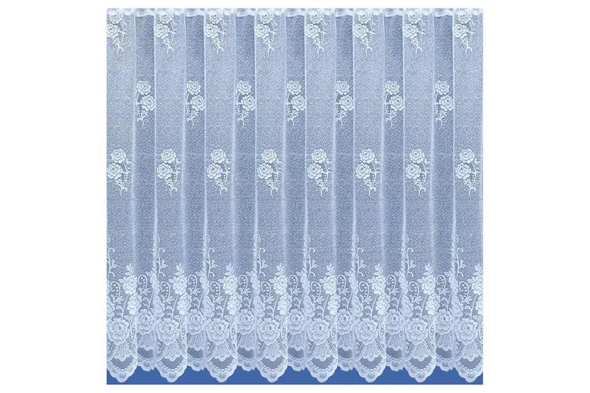 Chicago Traditional Floral Heavy Lace Sheer Net Curtain Panel 500x91cm Chicago Traditional Floral Heavy Lace Sheer Net Curtain Panel 500x91cm