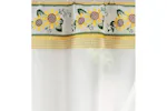 Yellow Keswick Floral Embroidery Kitchen Window Set With Matching Tie Backs 249x91cm Yellow Keswick Floral Embroidery Kitchen Window Set With Matching Tie Backs 249x91cm