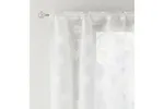 White Rod Pocket Sienna Pair Of Floral Paste Print Patterned Voile Panels 137cm White Rod Pocket Sienna Pair Of Floral Paste Print Patterned Voile Panels 137cm