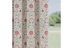Red Floral Blackout Thermal Tape Top Cotswold Pair Of Curtains 229x274cm Red Floral Blackout Thermal Tape Top Cotswold Pair Of Curtains 229x274cm