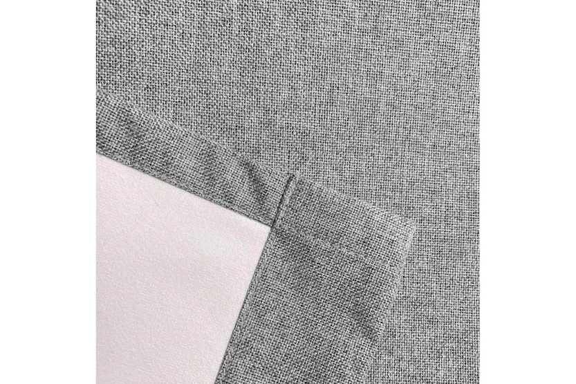 Grey Eyelet Austin Plain Pair Of Blackout Thermal Noise Reducing Curtains 229x229cm Grey Eyelet Austin Plain Pair Of Blackout Thermal Noise Reducing Curtains 229x229cm